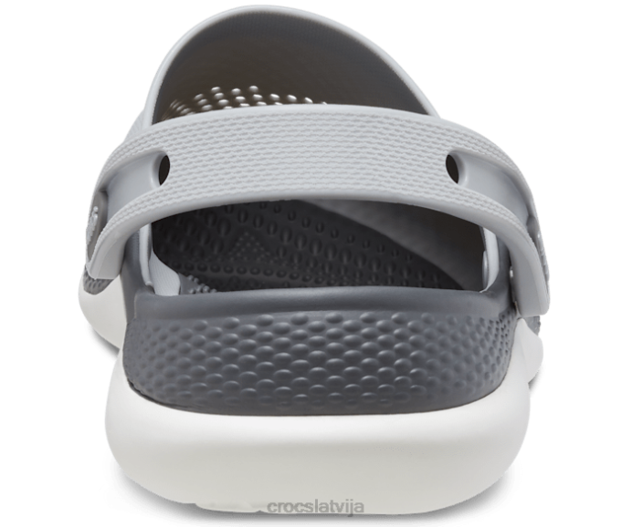 literide 360 ​​koka tupele sievietes Crocs kurpes N46T68 gaiši pelēks/slānekļa pelēks