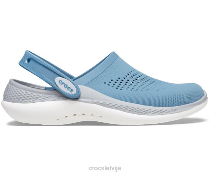 literide 360 ​​koka tupele sievietes Crocs kurpes N46T69 zils tērauds/mikroshēma