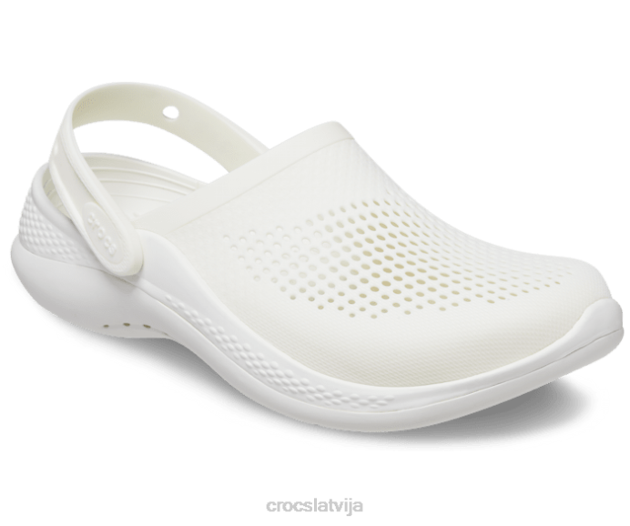 literide 360 ​​koka tupele sievietes Crocs kurpes N46T71 gandrīz balts