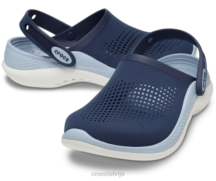 literide 360 ​​koka tupele sievietes Crocs kurpes N46T72 tumši/zili pelēks