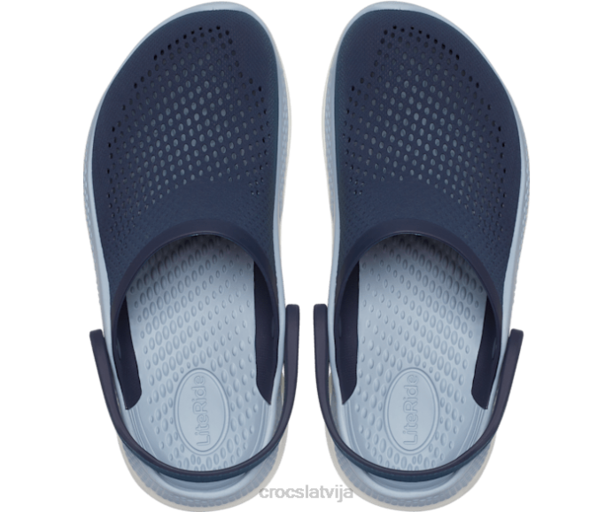 literide 360 ​​koka tupele sievietes Crocs kurpes N46T72 tumši/zili pelēks