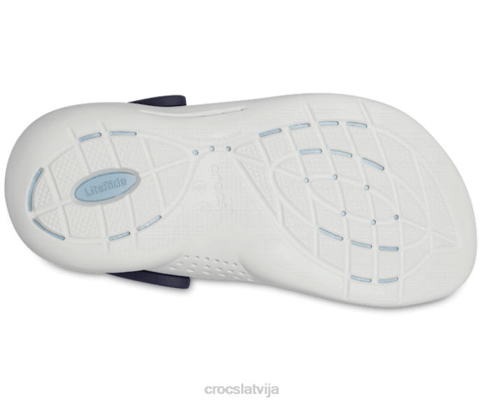 literide 360 ​​koka tupele sievietes Crocs kurpes N46T72 tumši/zili pelēks