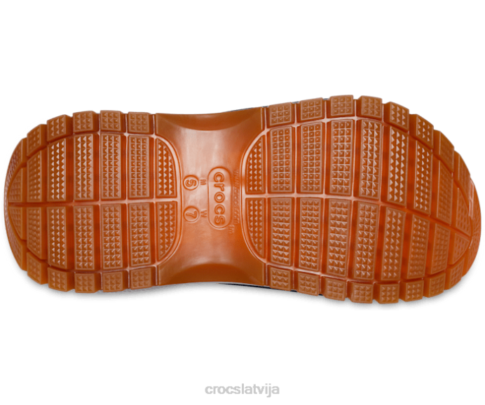 mega crush džinsu tupele sievietes Crocs kurpes N46T126 balts/multi