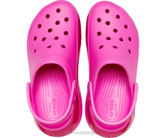 mega simpātiju tupele sievietes Crocs kurpes N46T85 melns