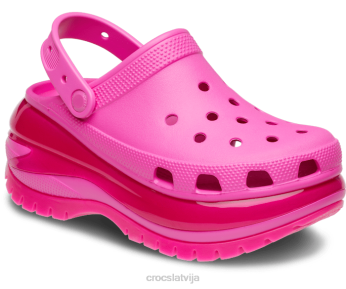 mega simpātiju tupele sievietes Crocs kurpes N46T85 melns