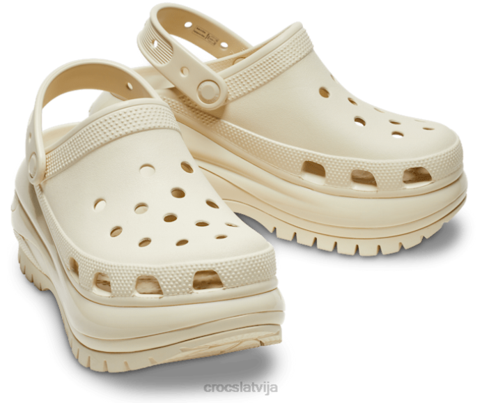 mega simpātiju tupele sievietes Crocs kurpes N46T86 kaulu