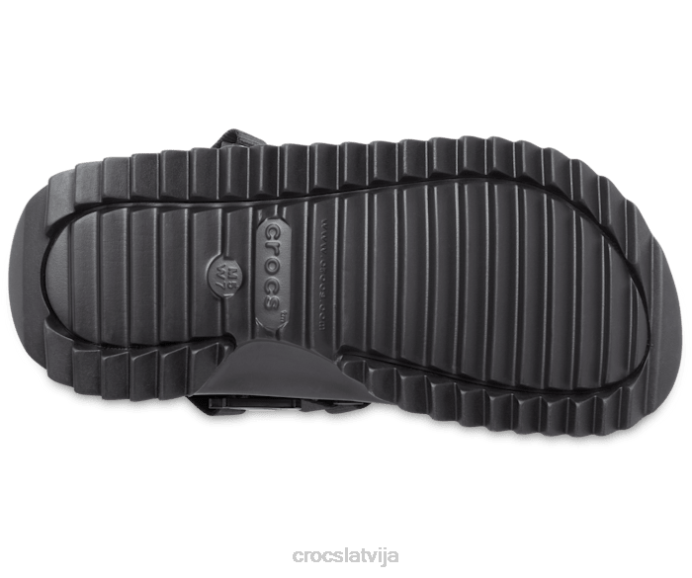 pārgājiena koka tupele sievietes Crocs kurpes N46T180 melns