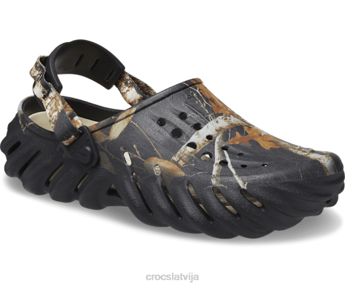 realtree edge atbalss aizsprostojums sievietes Crocs kurpes N46T104 melns