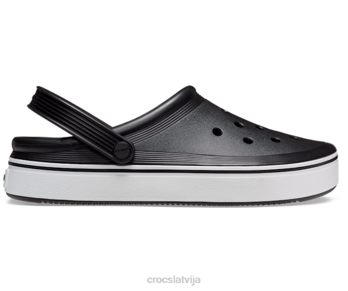 ārpustiesas tupele sievietes Crocs kurpes N46T94 melns