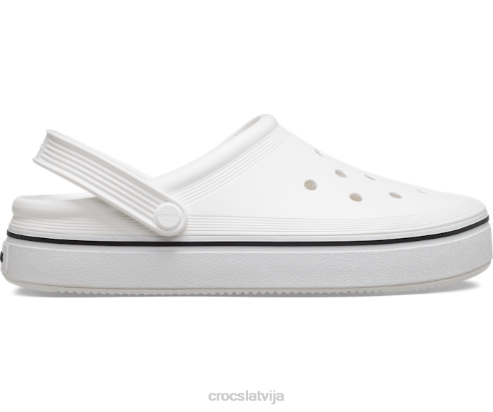 ārpustiesas tupele sievietes Crocs kurpes N46T96 balts