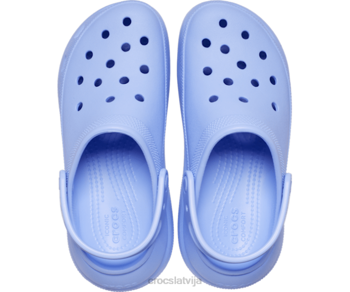 saspiest aizsērējumu sievietes Crocs kurpes N46T37 mēness želeja