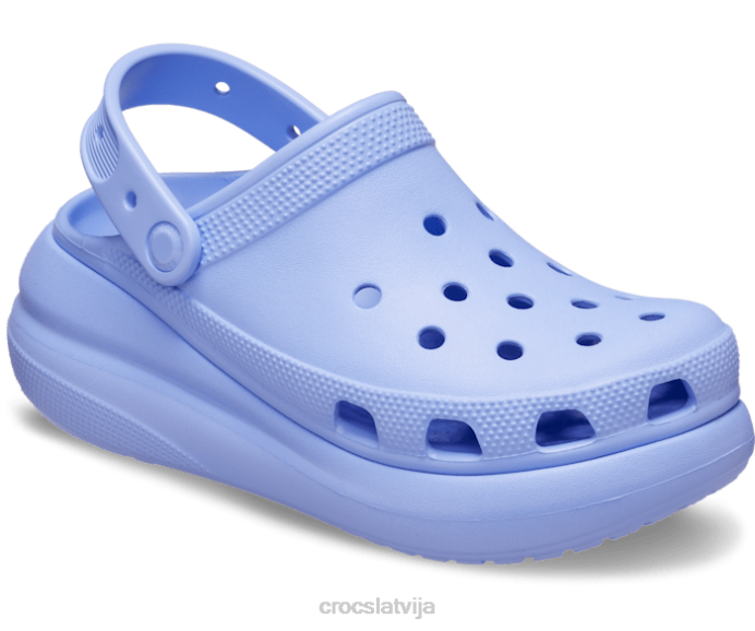 saspiest aizsērējumu sievietes Crocs kurpes N46T37 mēness želeja