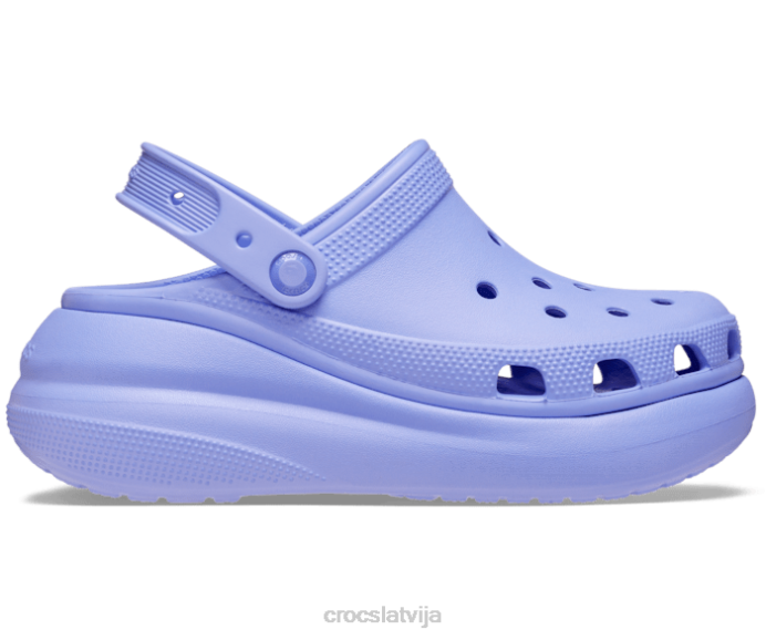 saspiest aizsērējumu sievietes Crocs kurpes N46T39 digitālā violeta