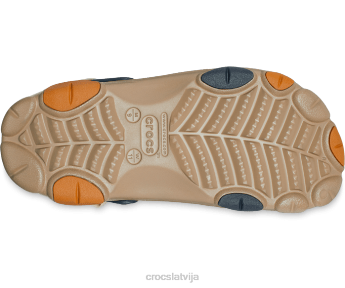 visurgājējs koka tupele sievietes Crocs kurpes N46T107 haki/multi