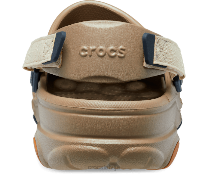 visurgājējs koka tupele sievietes Crocs kurpes N46T107 haki/multi