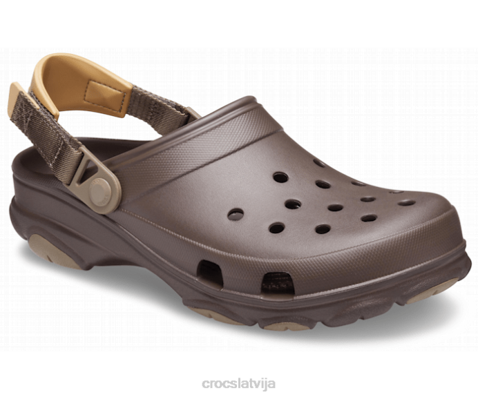 visurgājējs koka tupele sievietes Crocs kurpes N46T108 espresso