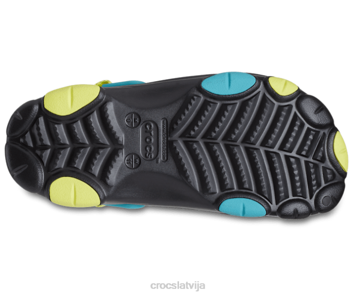 visurgājējs koka tupele sievietes Crocs kurpes N46T111 melns/multi