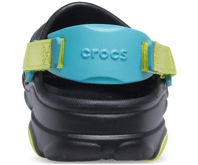 visurgājējs koka tupele sievietes Crocs kurpes N46T111 melns/multi