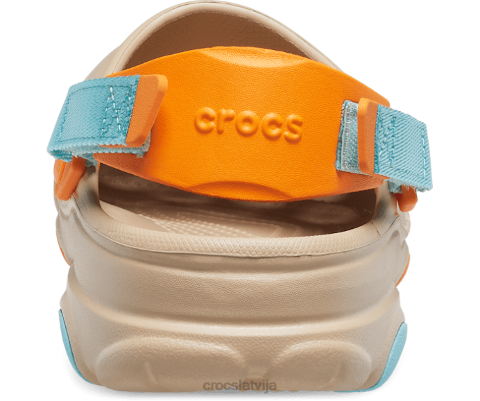 visurgājējs koka tupele sievietes Crocs kurpes N46T112 chai/multi