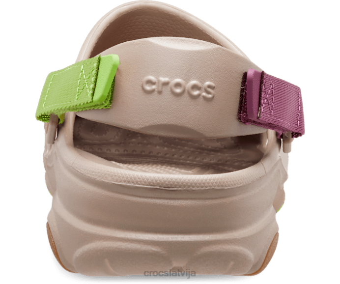 visurgājējs koka tupele sievietes Crocs kurpes N46T113 sēne/multi