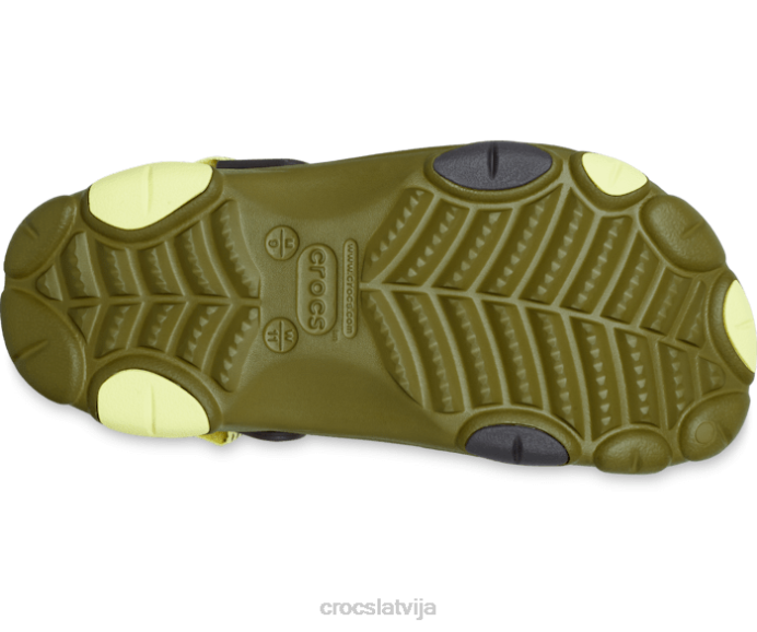 visurgājējs koka tupele sievietes Crocs kurpes N46T114 alveja