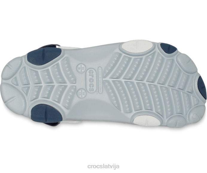 visurgājējs koka tupele sievietes Crocs kurpes N46T115 gaiši pelēks