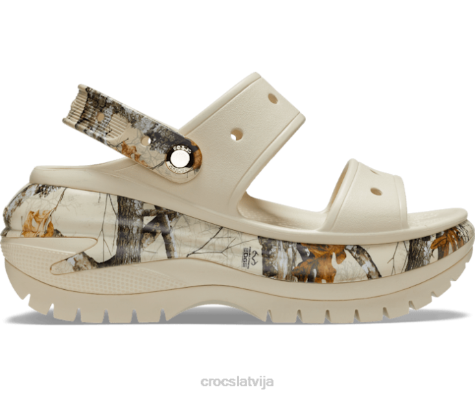 klasiskās mega crush realtree sandales sievietes Crocs kurpes N46T316 kaulu