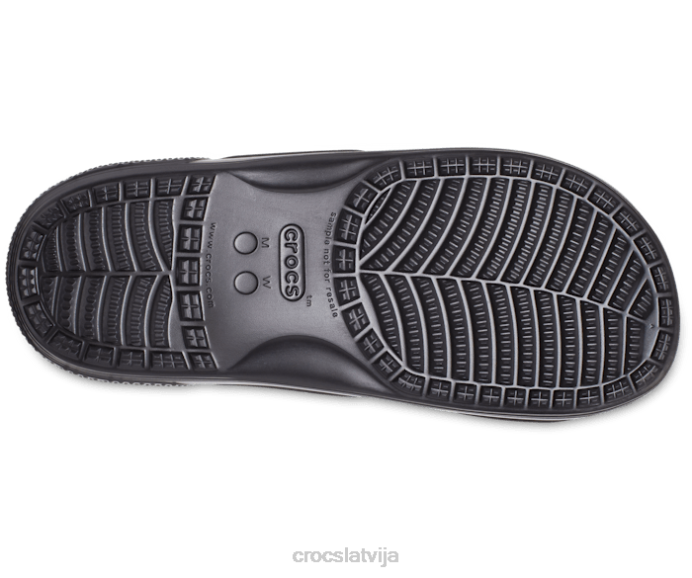 klasiskas grafiskas sandales ar kaklasaiti sievietes Crocs kurpes N46T321 multi/melns