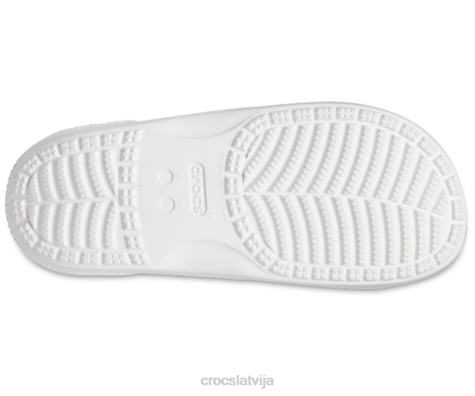 klasiskas grafiskas sandales ar kaklasaiti sievietes Crocs kurpes N46T322 multi/balts