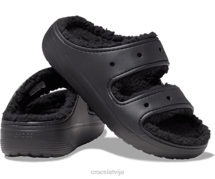 klasiskas ērtas sandales sievietes Crocs kurpes N46T222 melns