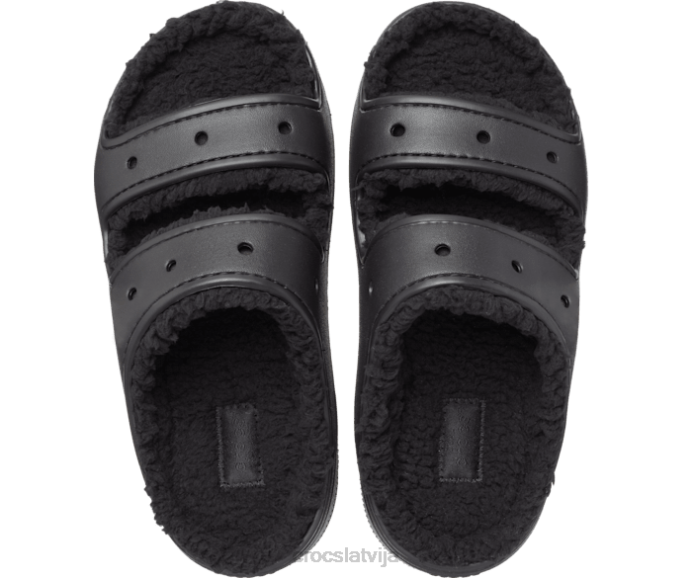 klasiskas ērtas sandales sievietes Crocs kurpes N46T222 melns