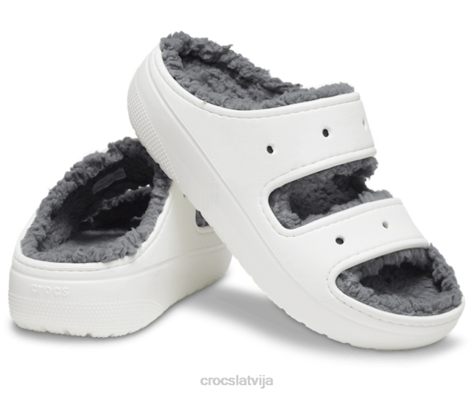 klasiskas ērtas sandales sievietes Crocs kurpes N46T225 balts