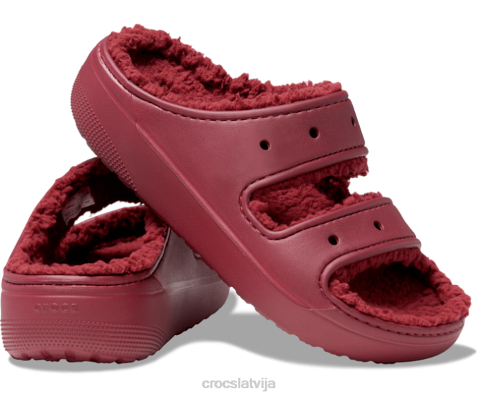 klasiskas ērtas sandales sievietes Crocs kurpes N46T226 granāts