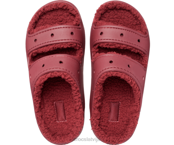 klasiskas ērtas sandales sievietes Crocs kurpes N46T226 granāts