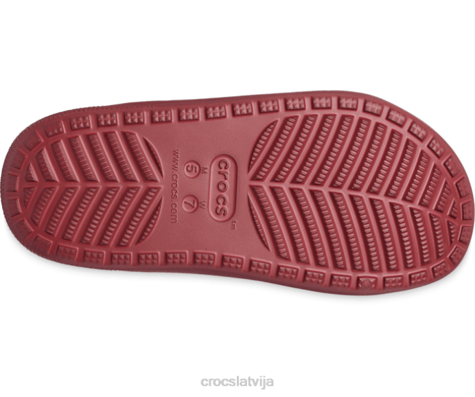 klasiskas ērtas sandales sievietes Crocs kurpes N46T226 granāts