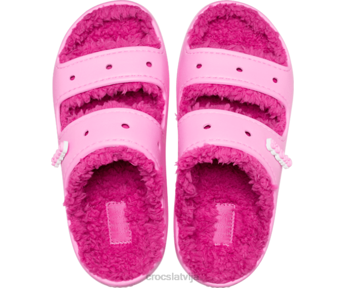 klasiskas ērtas sandales sievietes Crocs kurpes N46T227 taffy rozā