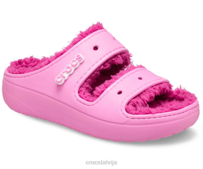 klasiskas ērtas sandales sievietes Crocs kurpes N46T227 taffy rozā