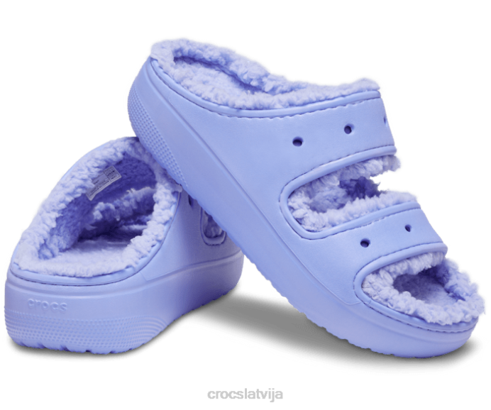 klasiskas ērtas sandales sievietes Crocs kurpes N46T291 digitālā violeta