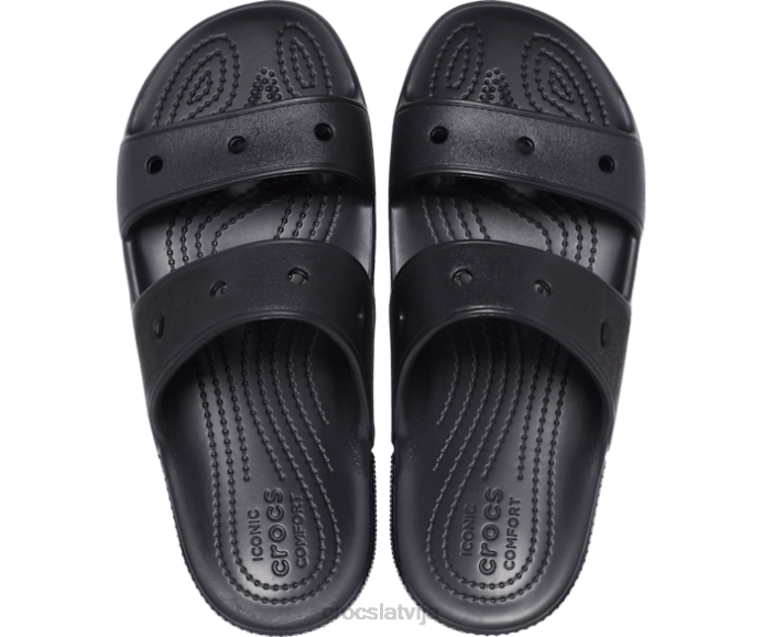 klasiskas sandales sievietes Crocs kurpes N46T278 melns
