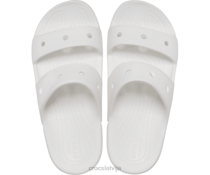 klasiskas sandales sievietes Crocs kurpes N46T279 balts