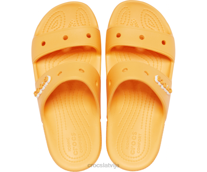 klasiskas sandales sievietes Crocs kurpes N46T280 apelsīnu sorbets