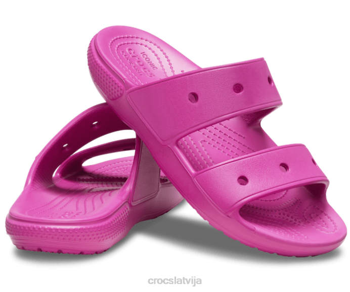 klasiskas sandales sievietes Crocs kurpes N46T283 fuksijas jautrība