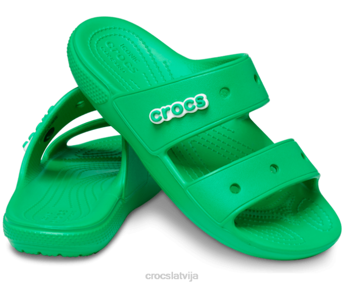 klasiskas sandales sievietes Crocs kurpes N46T286 zāle zaļa