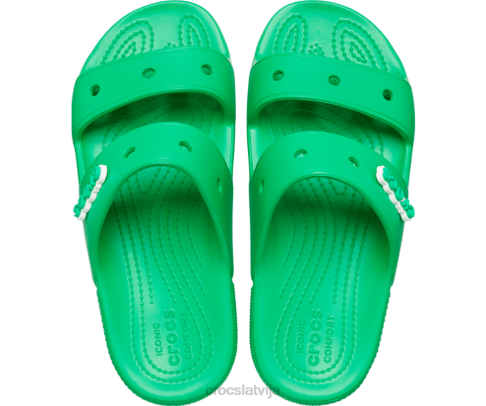 klasiskas sandales sievietes Crocs kurpes N46T286 zāle zaļa