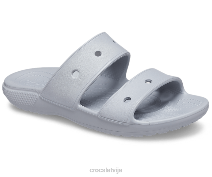 klasiskas sandales sievietes Crocs kurpes N46T337 gaiši pelēks