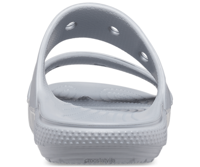 klasiskas sandales sievietes Crocs kurpes N46T337 gaiši pelēks