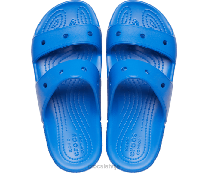 klasiskas sandales sievietes Crocs kurpes N46T340 zila skrūve