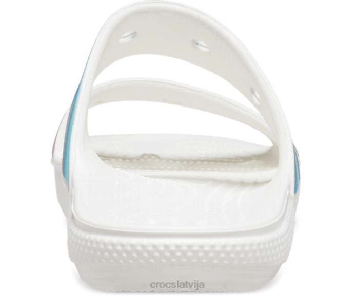 klasiskas solarizētas sandales sievietes Crocs kurpes N46T309 balts/multi