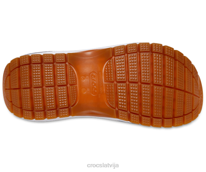 mega crush džinsa sandales sievietes Crocs kurpes N46T319 balts/multi