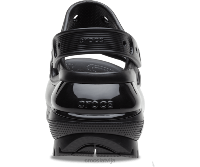 mega crush sandales sievietes Crocs kurpes N46T273 melns